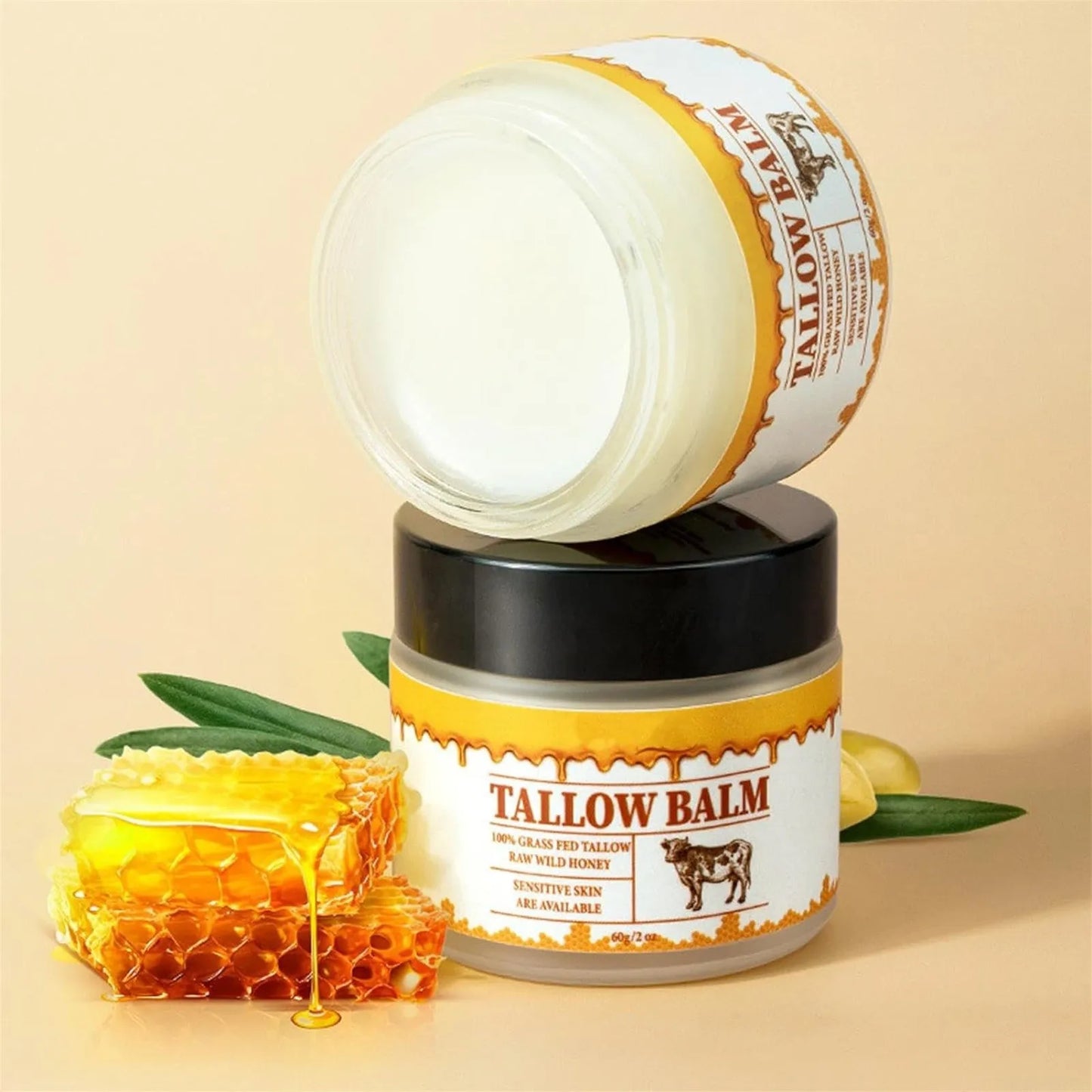 Surfer’s Skin Balm – Grass-Fed Tallow with Wild Honey for Hydration