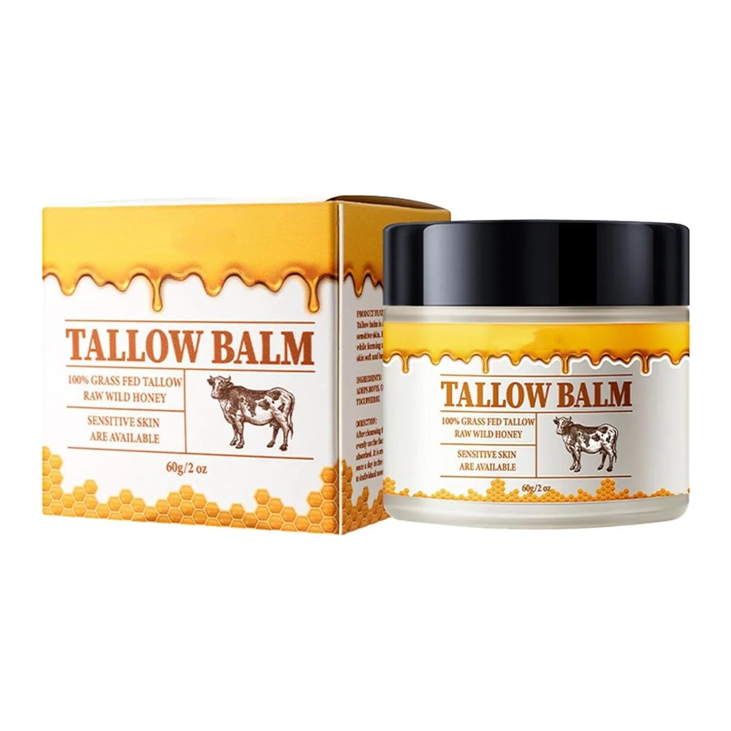 Surfer’s Skin Balm – Grass-Fed Tallow with Wild Honey for Hydration